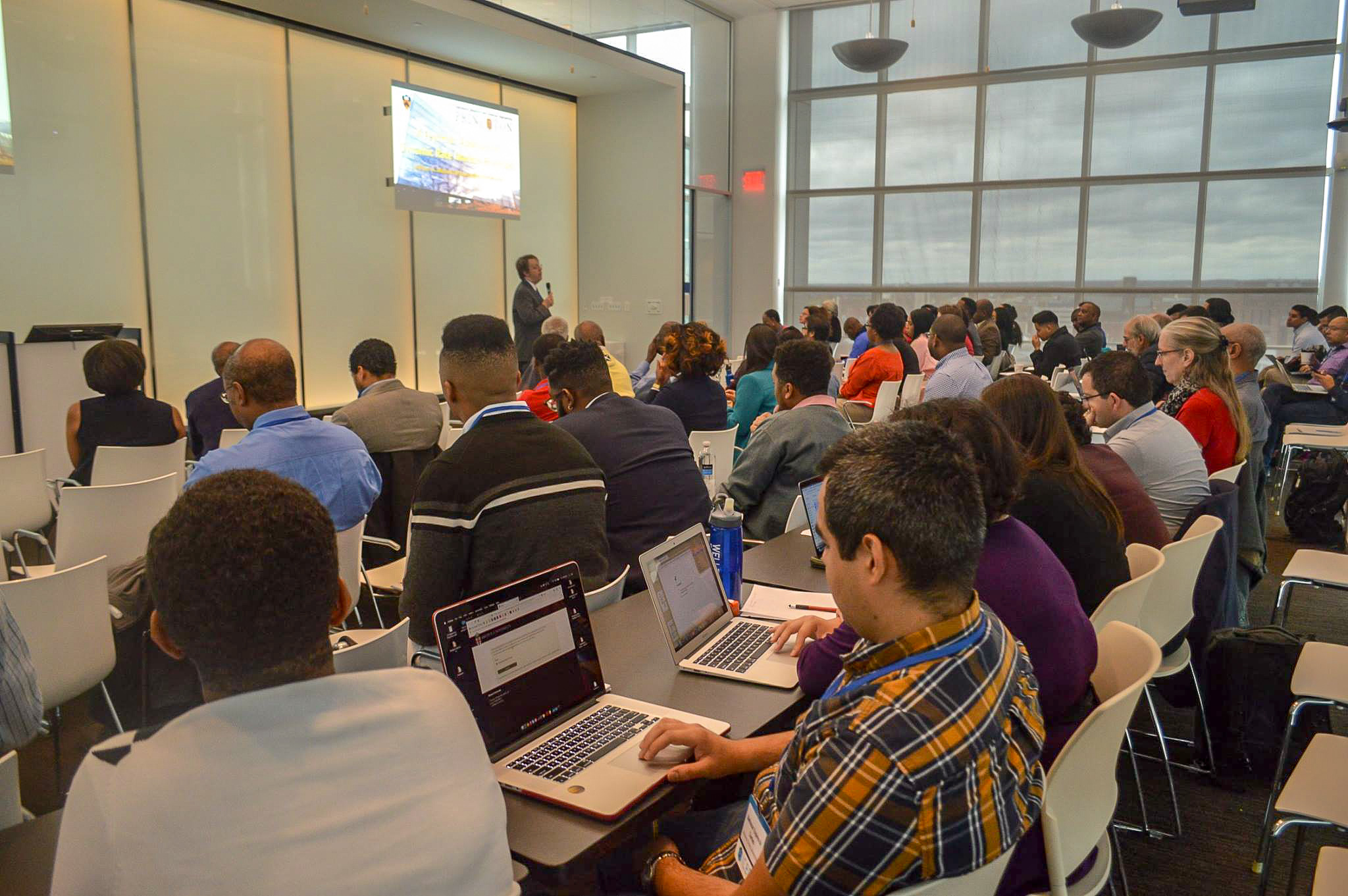 ICERM Director Brendan Hassett welcomes Blackwell-Tapia participants