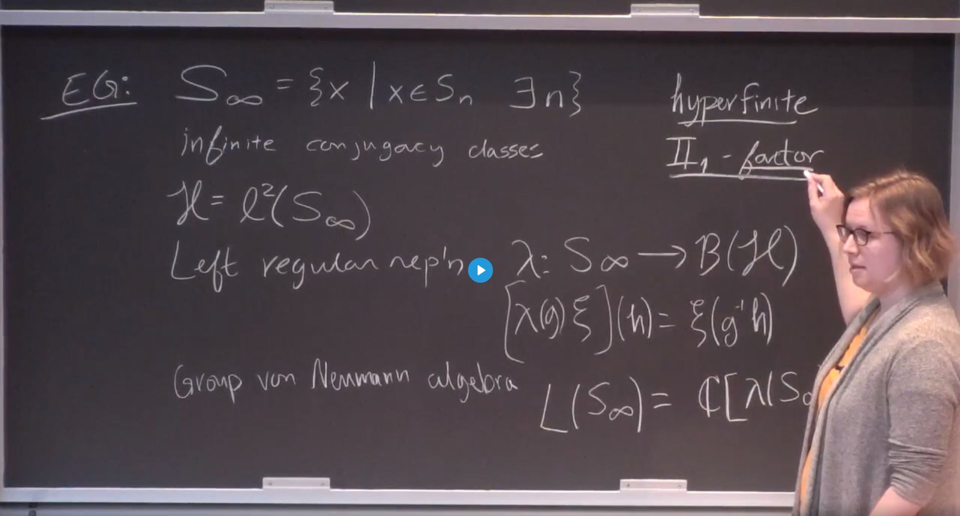 Introductory Workshop: Quantum Symmetries - Subfactors and Planar Algebras II Thumbnail