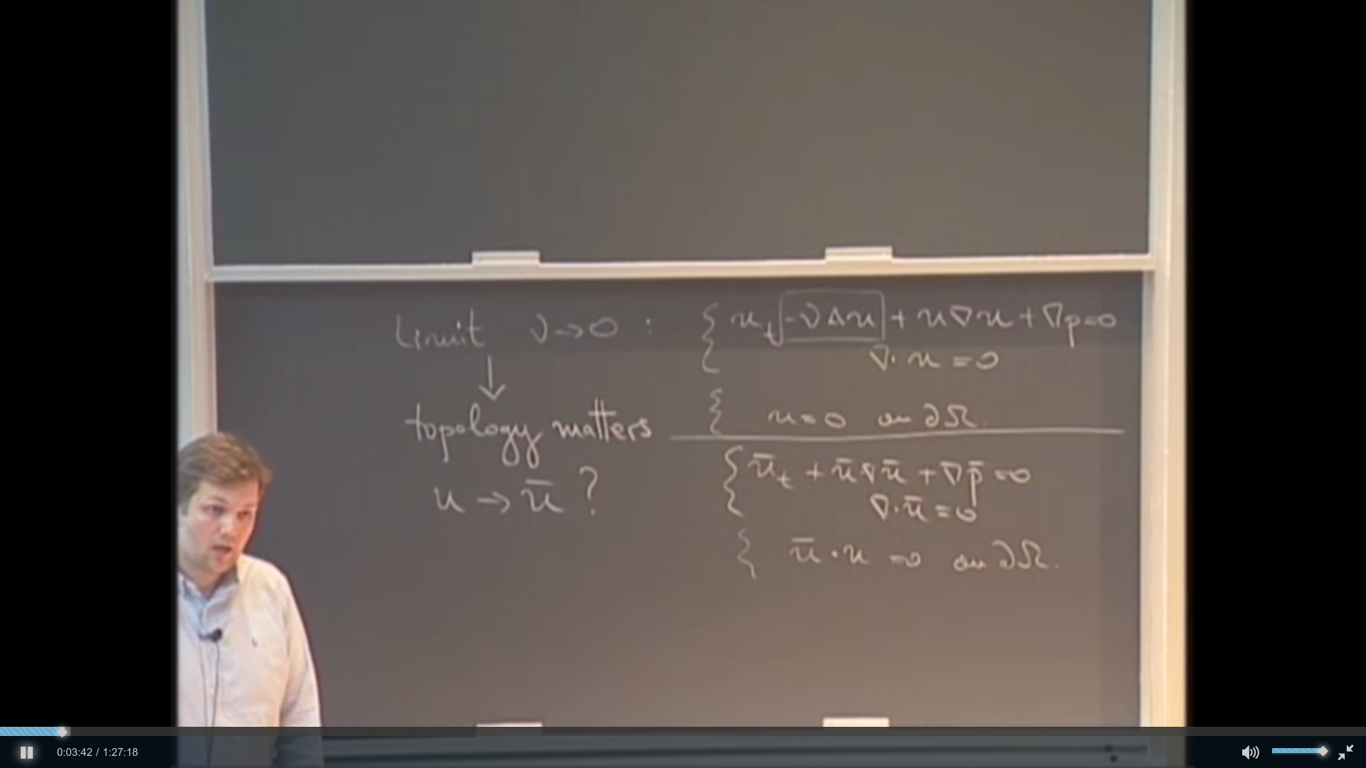 Incompressible Fluid Flows At High Reynolds Number, lecture 12 Thumbnail