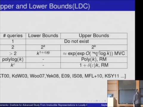 Locally Decodable Codes  Thumbnail