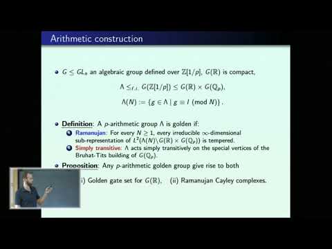 Ramanujan graphs and golden gates Thumbnail