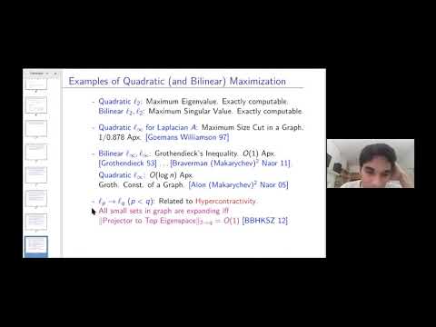 A Framework for Quadratic Form Maximization over Convex Sets Thumbnail