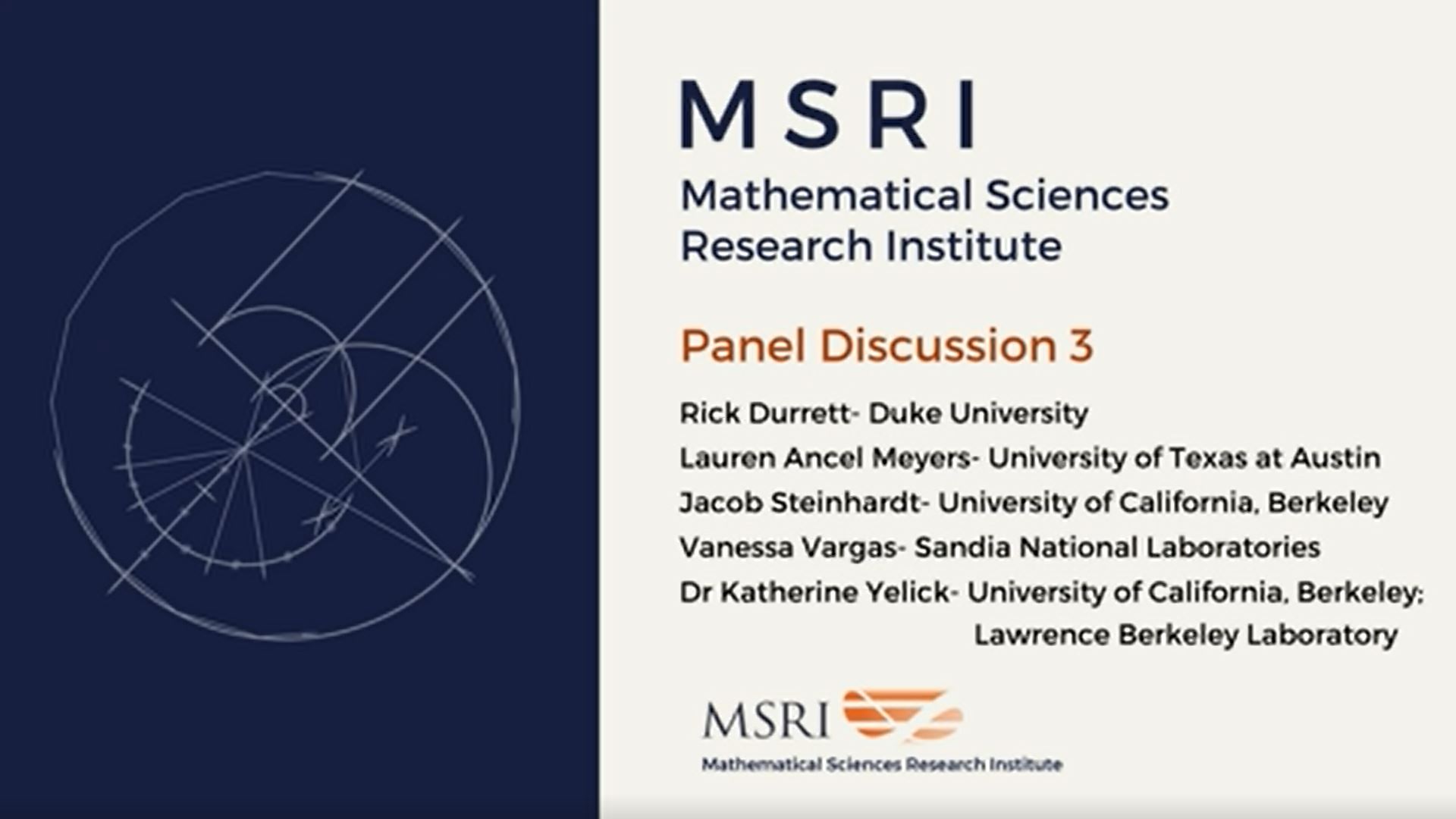 [Moved Online] Mathematical Models For Prediction And Control Of Epidemics - Panel Thumbnail