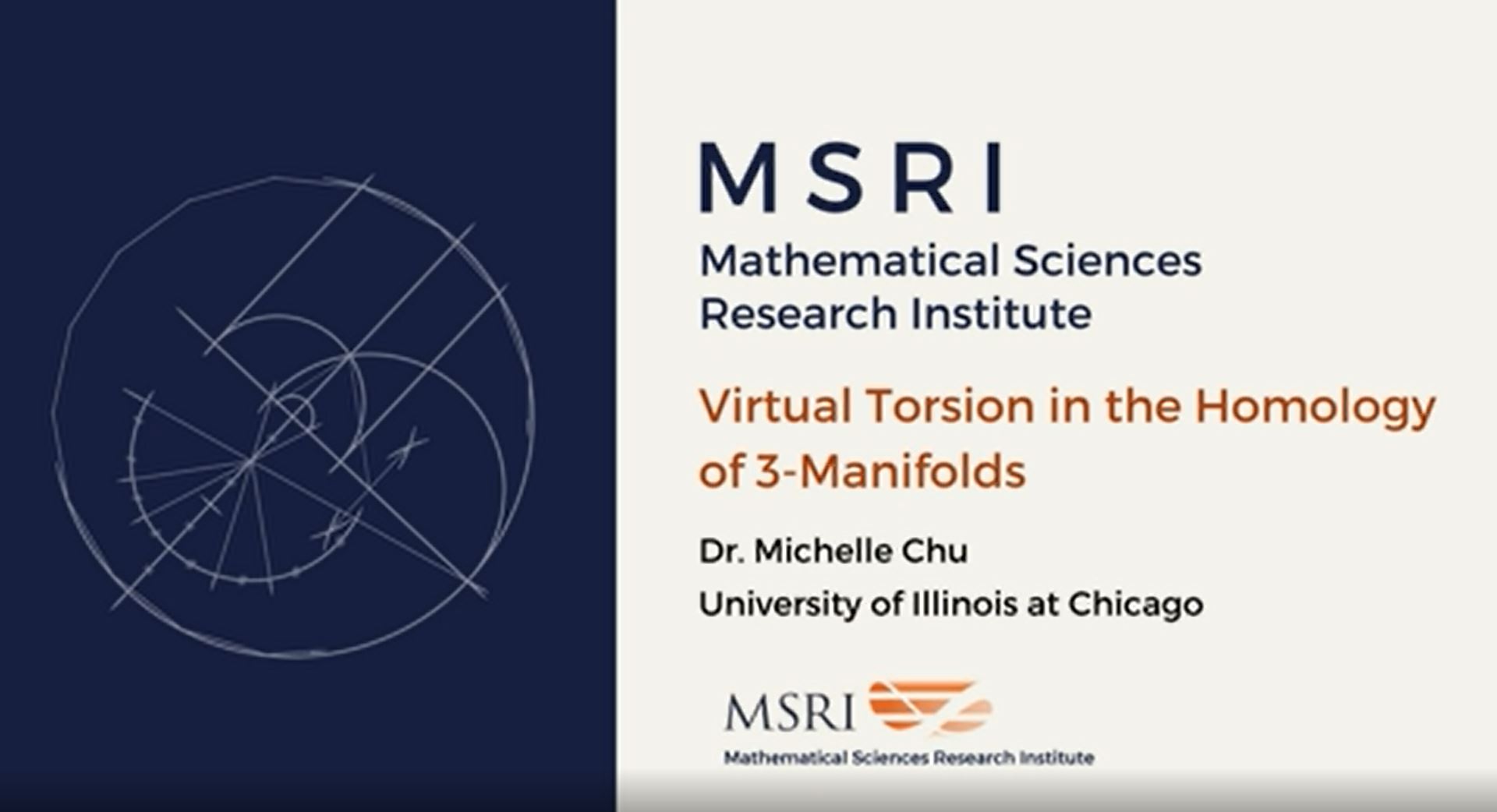 [Moved Online] Random And Arithmetic Structures In Topology: Introductory Workshop - Virtual torsion in the homology of 3-manifolds Thumbnail