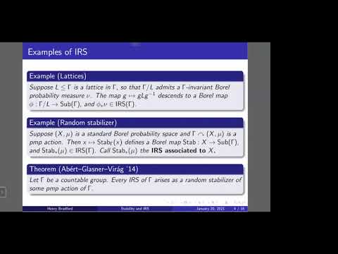 Stability and Invariant Random Subgroups Thumbnail