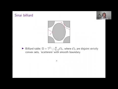 From hyperbolic billiards to statistical physics  Thumbnail