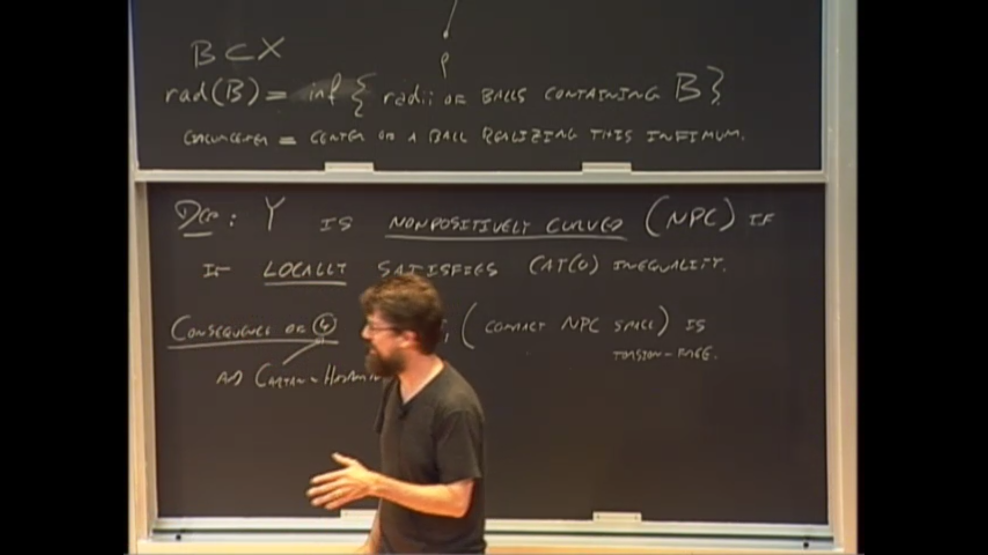 Geometric Group Theory, Summer graduate school, lecture 11 Thumbnail