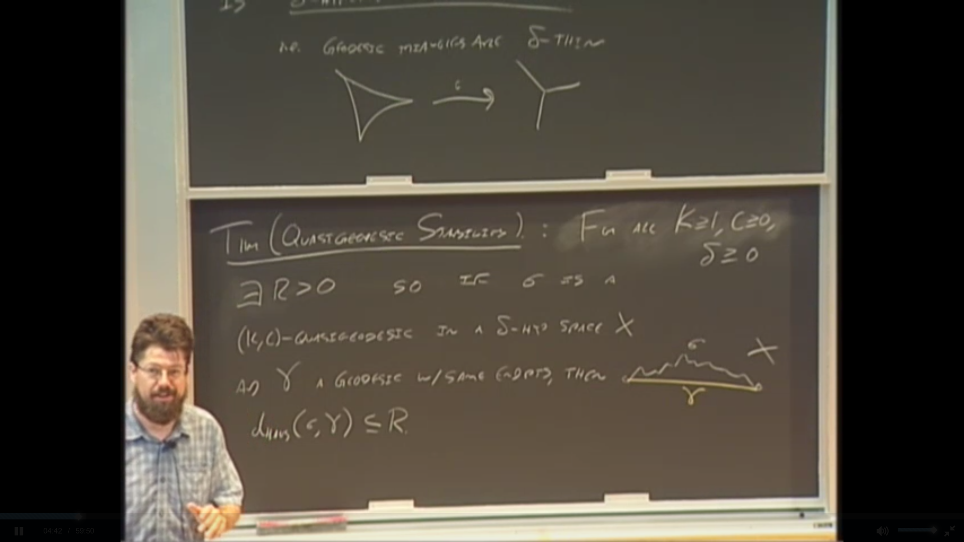 Geometric Group Theory, Summer graduate school, lecture 17 Thumbnail