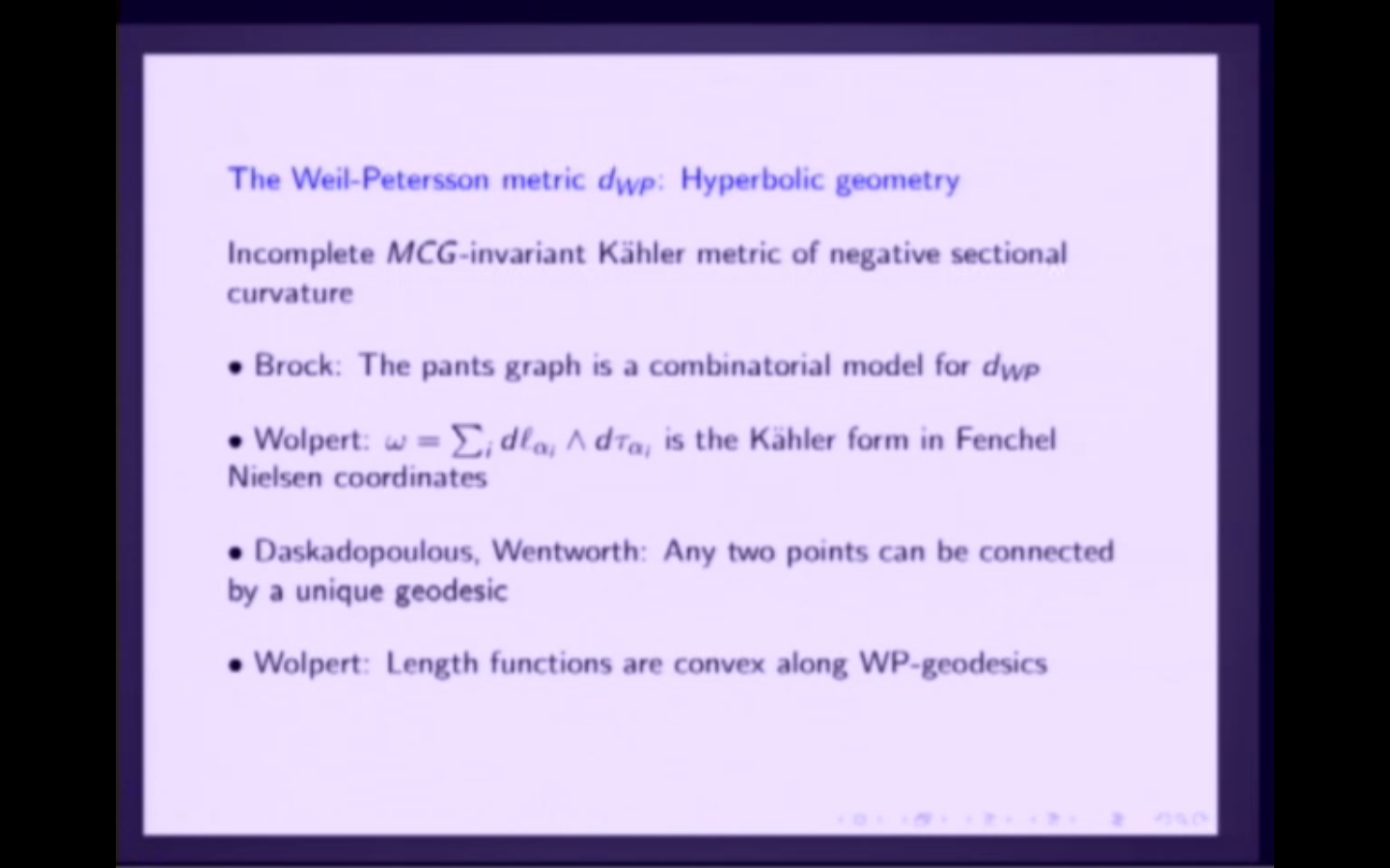 Dynamics and geometry of the Weil Petersson metric Thumbnail