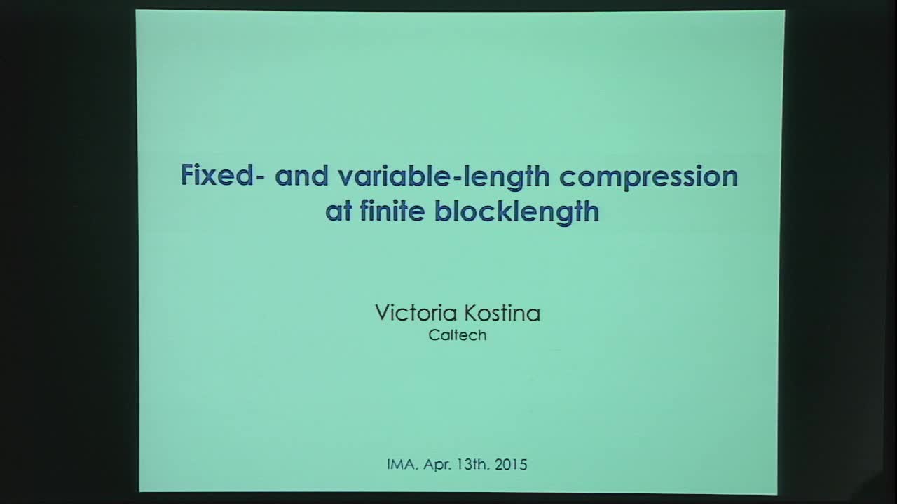 Fixed- and Variable-Length Data Compression at Finite Blocklength Thumbnail