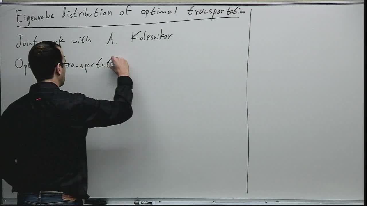 Eigenvalue Distribution of Optimal Transportation Thumbnail