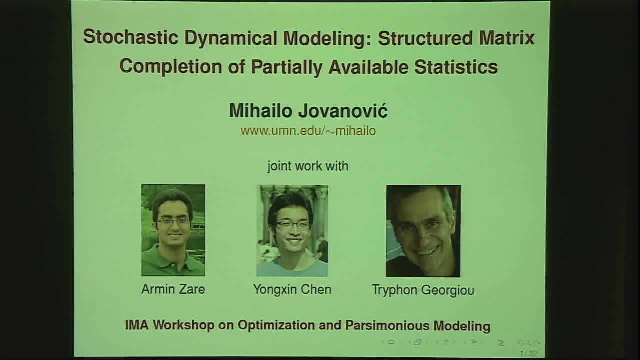 Stochastic Dynamical Modeling: Structured Matrix Completion of Partially Available Statistics Thumbnail