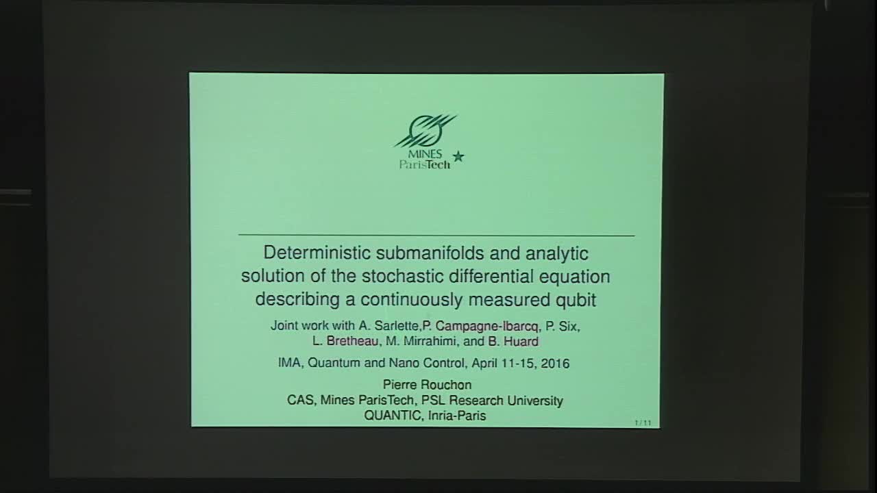 Deterministic Submanifolds and Analytic Solution of the Stochastic Differential Equation Describing a Continuously Measured Qubit Thumbnail