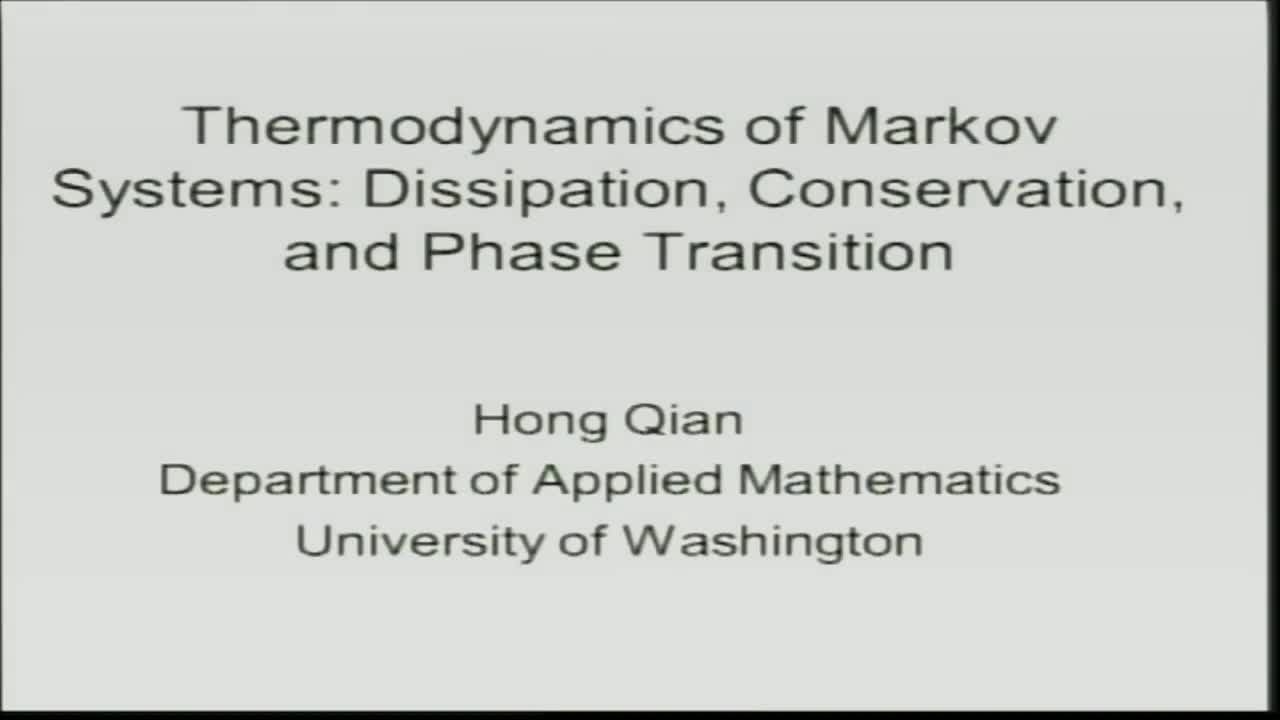 Thermodynamics of Markov Systems: Dissipation, Conservation, and Phase Transition Thumbnail