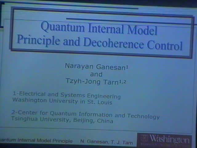 Quantum internal model principle and decoherence control Thumbnail