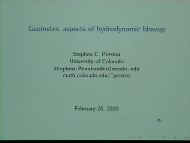 Geometric aspects of hydrodynamic blowup Thumbnail