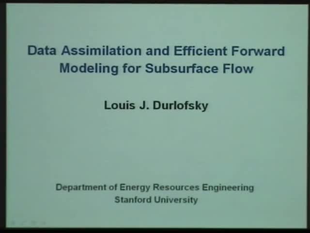 Data Assimilation and Efficient Forward Modeling for Subsurface Flow Thumbnail