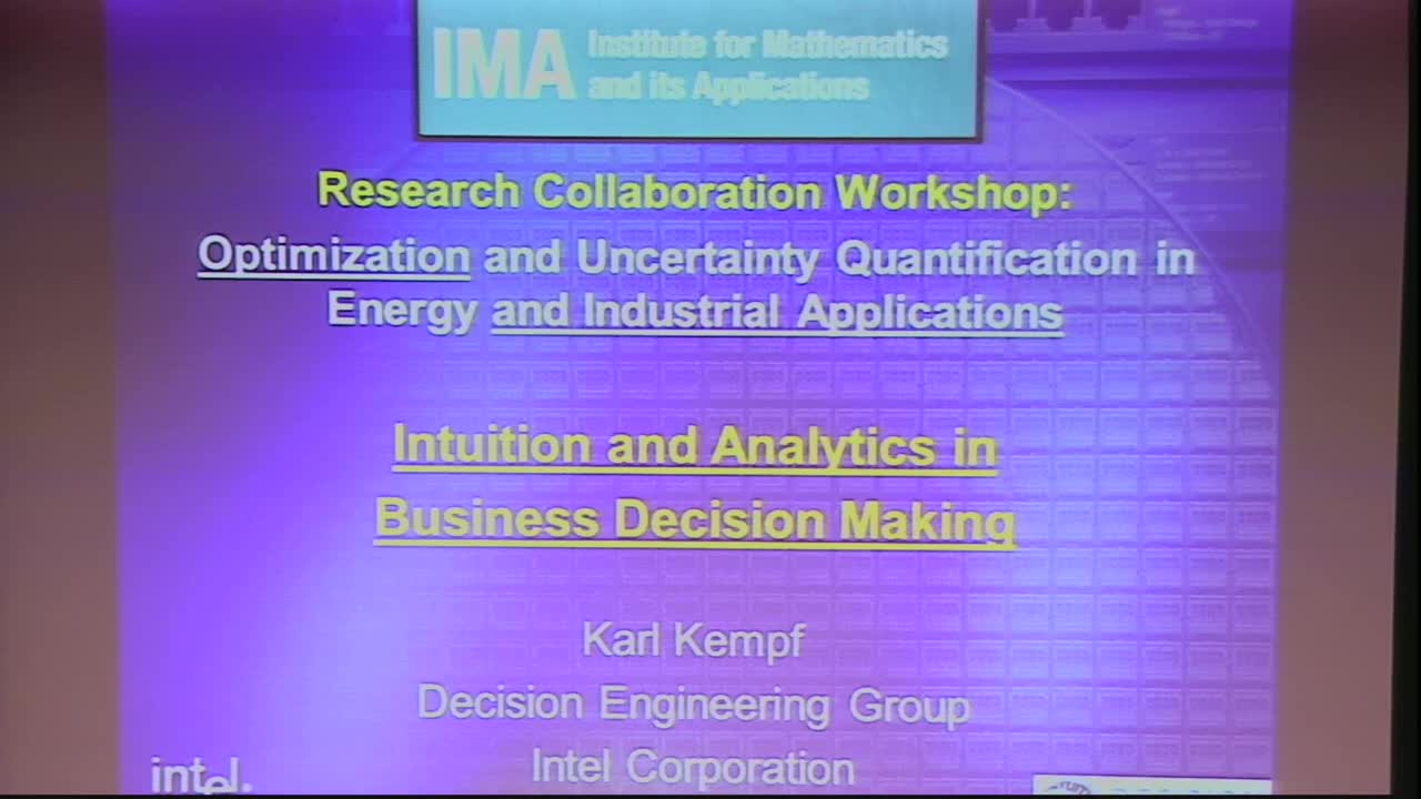 Intuition and Analytics in Business Decision Making Thumbnail