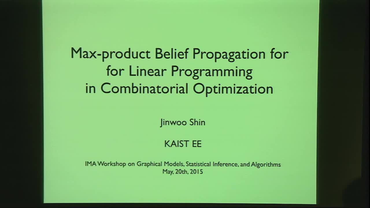 Max-Product Belief Propagation for Linear Programming in Combinatorial Optimization Thumbnail