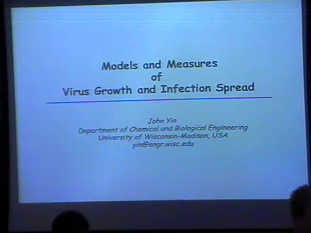 Models and measures of virus growth and infection
spread Thumbnail