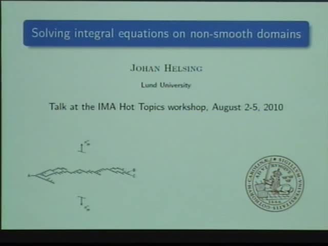 Solving integral equations on non-smooth domains Thumbnail