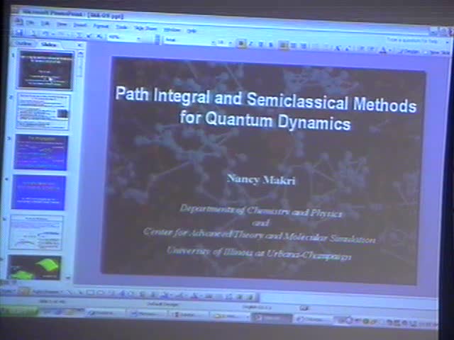 Path integral and semiclassical methods for quantum dynamics Thumbnail