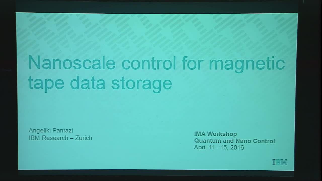 Nanoscale Control for Magnetic Tape Data Storage Thumbnail