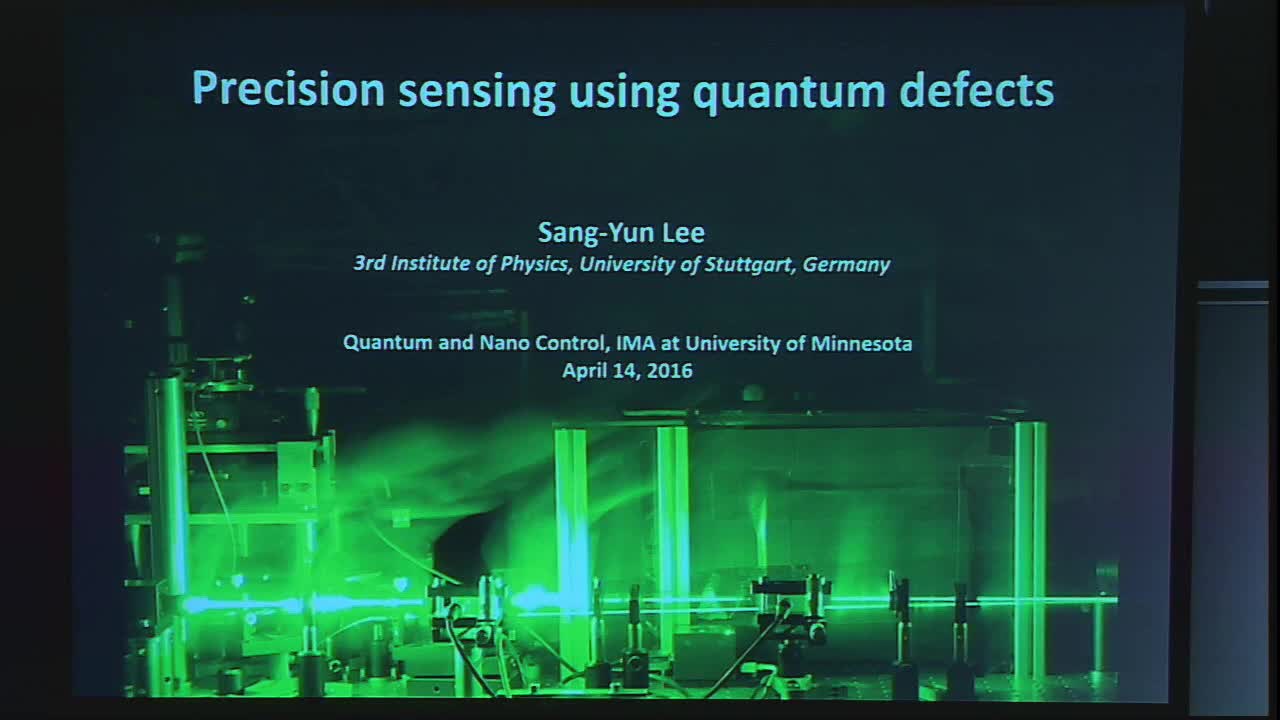 Precision Sensing Using Quantum Defects Thumbnail