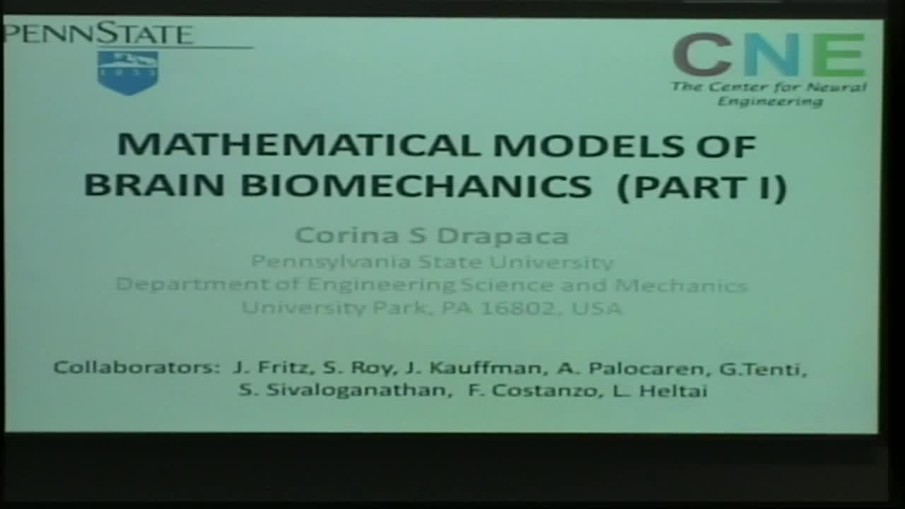 Mathematical Modeling of Brain Neuro-Mechanics and a Fractional Model of Continuum Mechanics Thumbnail