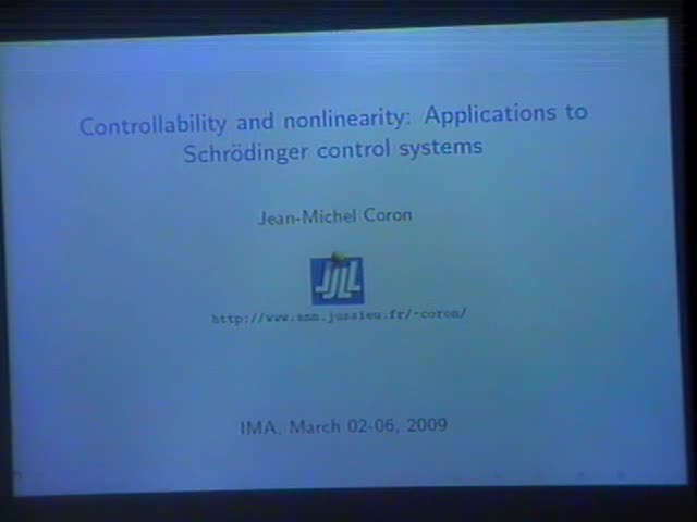 Controllability and nonlinearity: Applications to
Schrödinger control systems Thumbnail