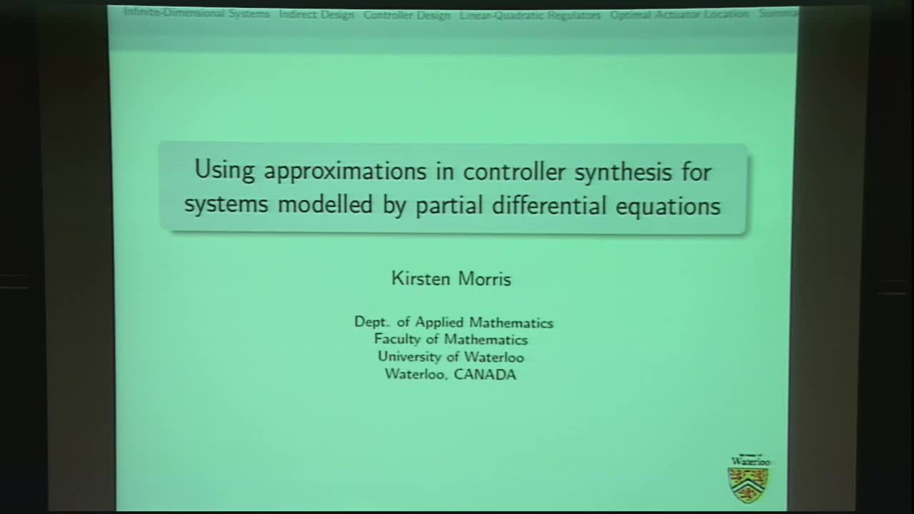 Using Approximations in Controller Synthesis for Systems Modelled by Partial Differential Equations Thumbnail