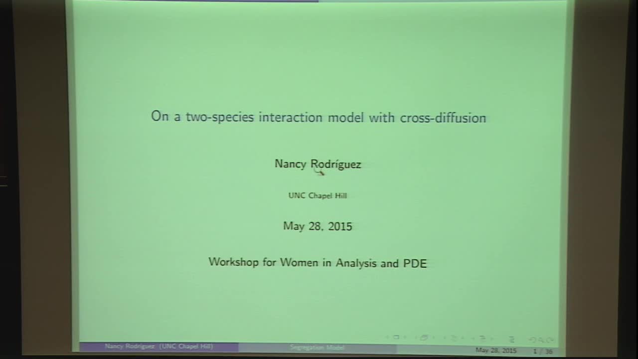 On the Global Well-posedness of a Two Species Interaction Model with Cross-diffusion Thumbnail