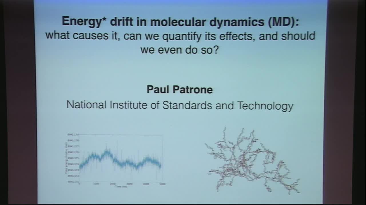 Energy Drift in Molecular Dynamics Simulations: What causes it, can we quantify its affects, and should we even try? Thumbnail