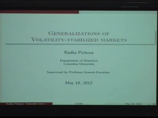 Generalizations of the Volatility-Stabilized Markets  Thumbnail