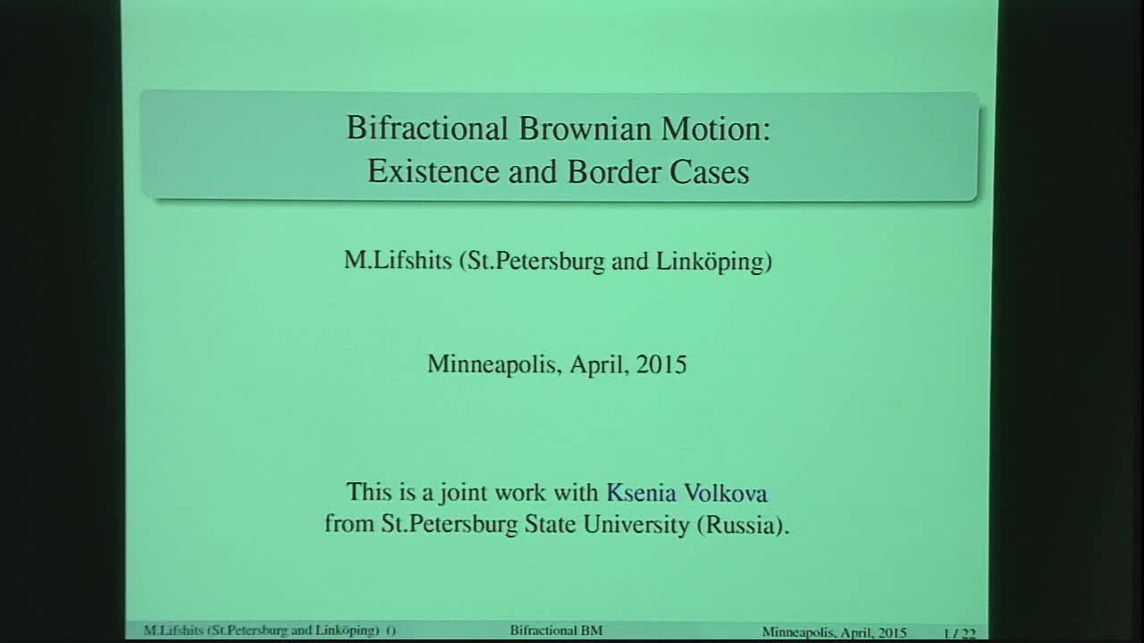 Bifractional Brownian Motion: Existence and Border Cases Thumbnail