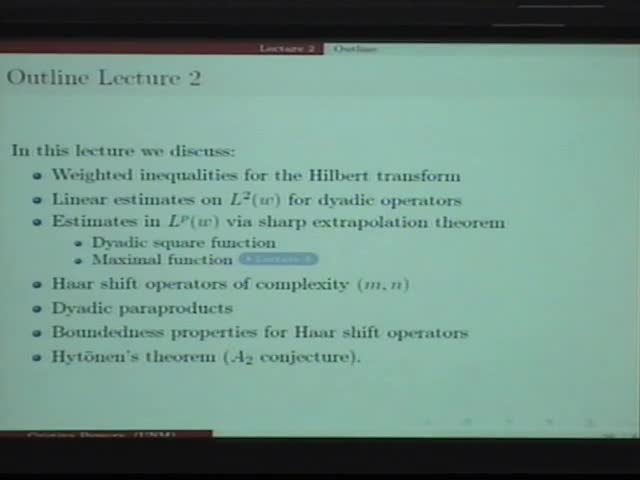 Dyadic harmonic analysis and weighted inequalities Thumbnail