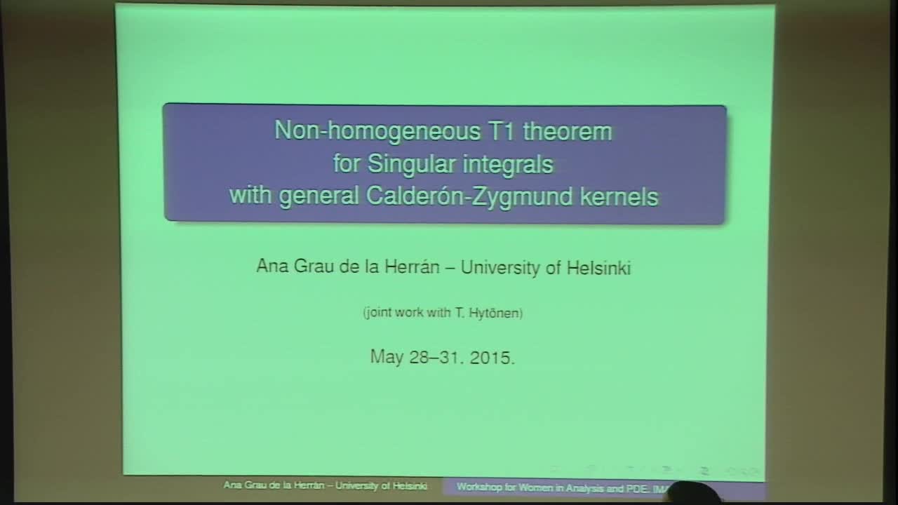 $T1$ Theorem for Singular Integral in Non-homogeneous Spaces Thumbnail