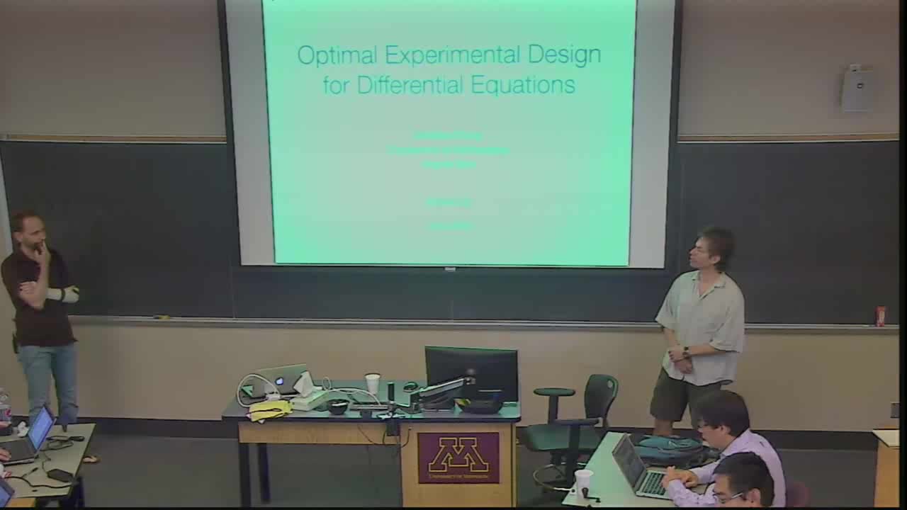 Optimal experiment design for differential equation  Thumbnail