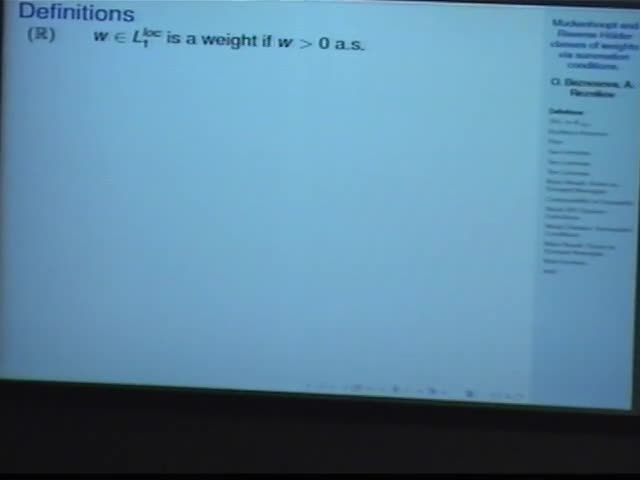 Muckenhoupt and Reverse Holder classes of weights via summation conditions.
 Thumbnail