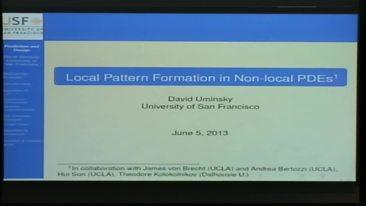 Localized patterns in nonlocal PDEs Thumbnail