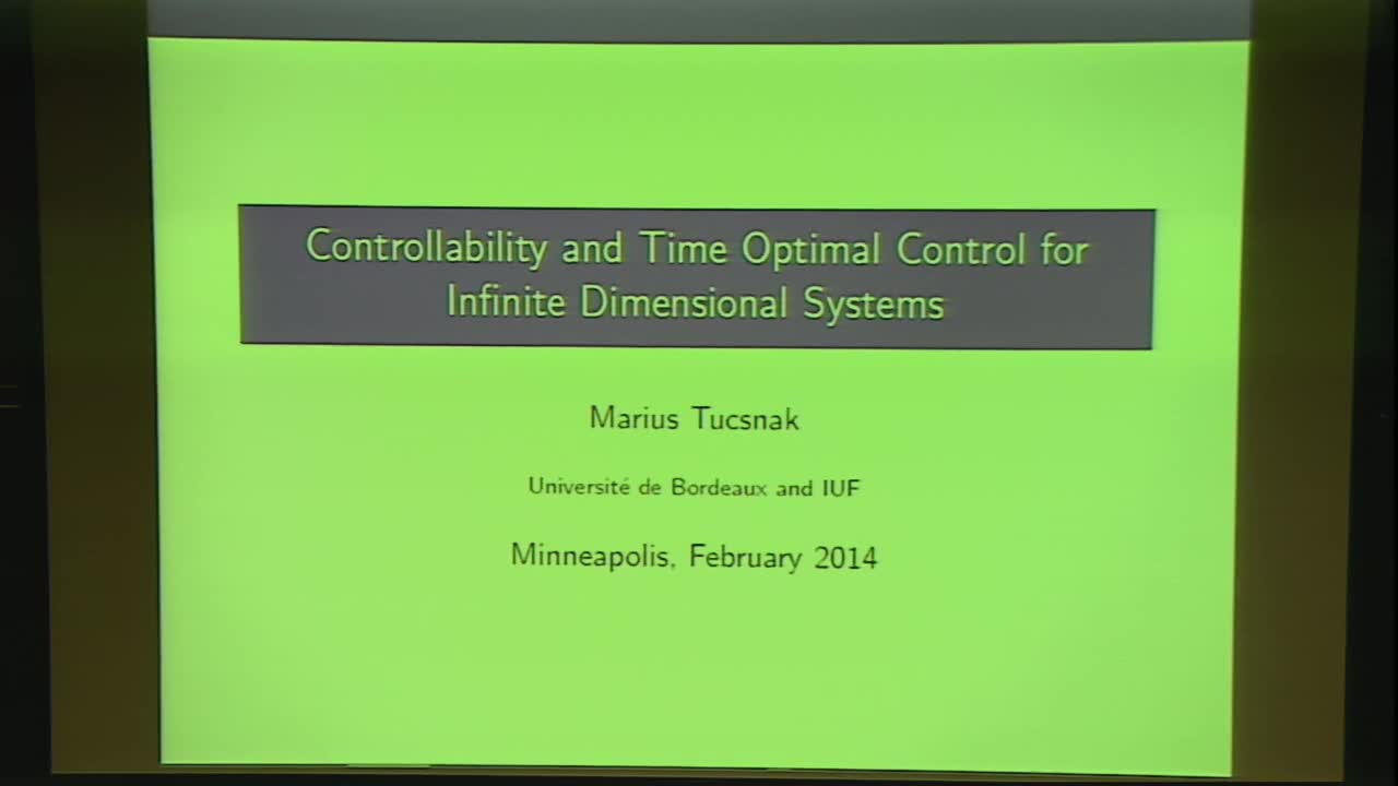 Some Remarks on Controllability and Time Optimal Control for Infinite Dimensional Dynamical Systems Thumbnail