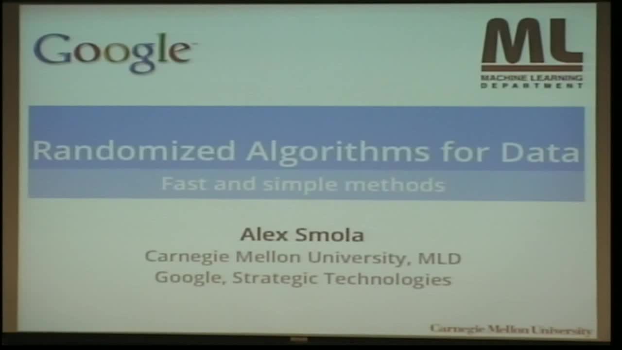 Randomized Algorithms for Scalable Data Analysis Thumbnail