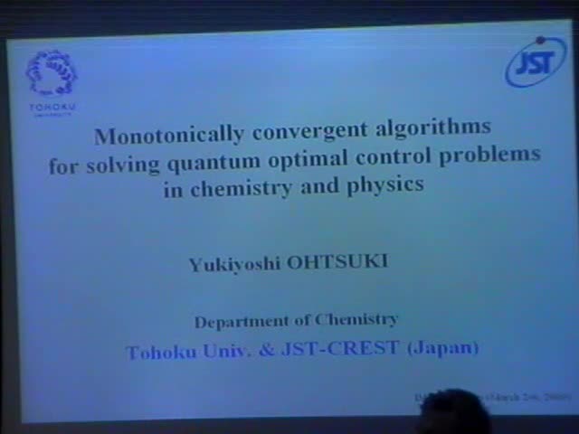 Monotonically convergent algorithms for solving
quantum optimal control problems in chemistry and physics Thumbnail