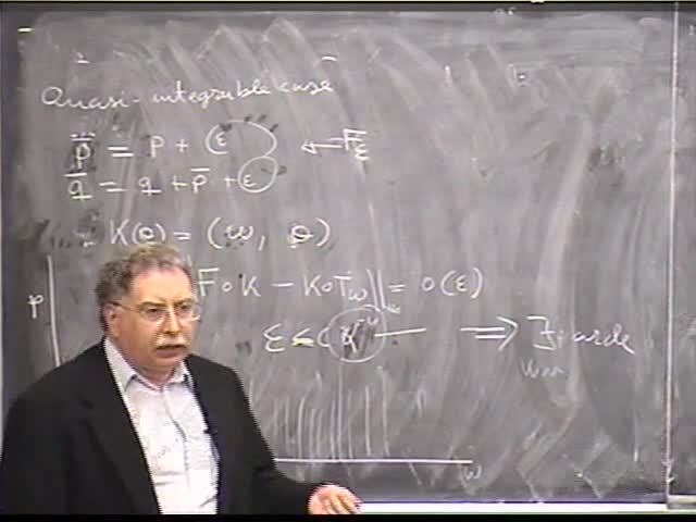 Lecture 5 - Quasi-periodic solutions in dynamical systems and their role in global dynamics Thumbnail