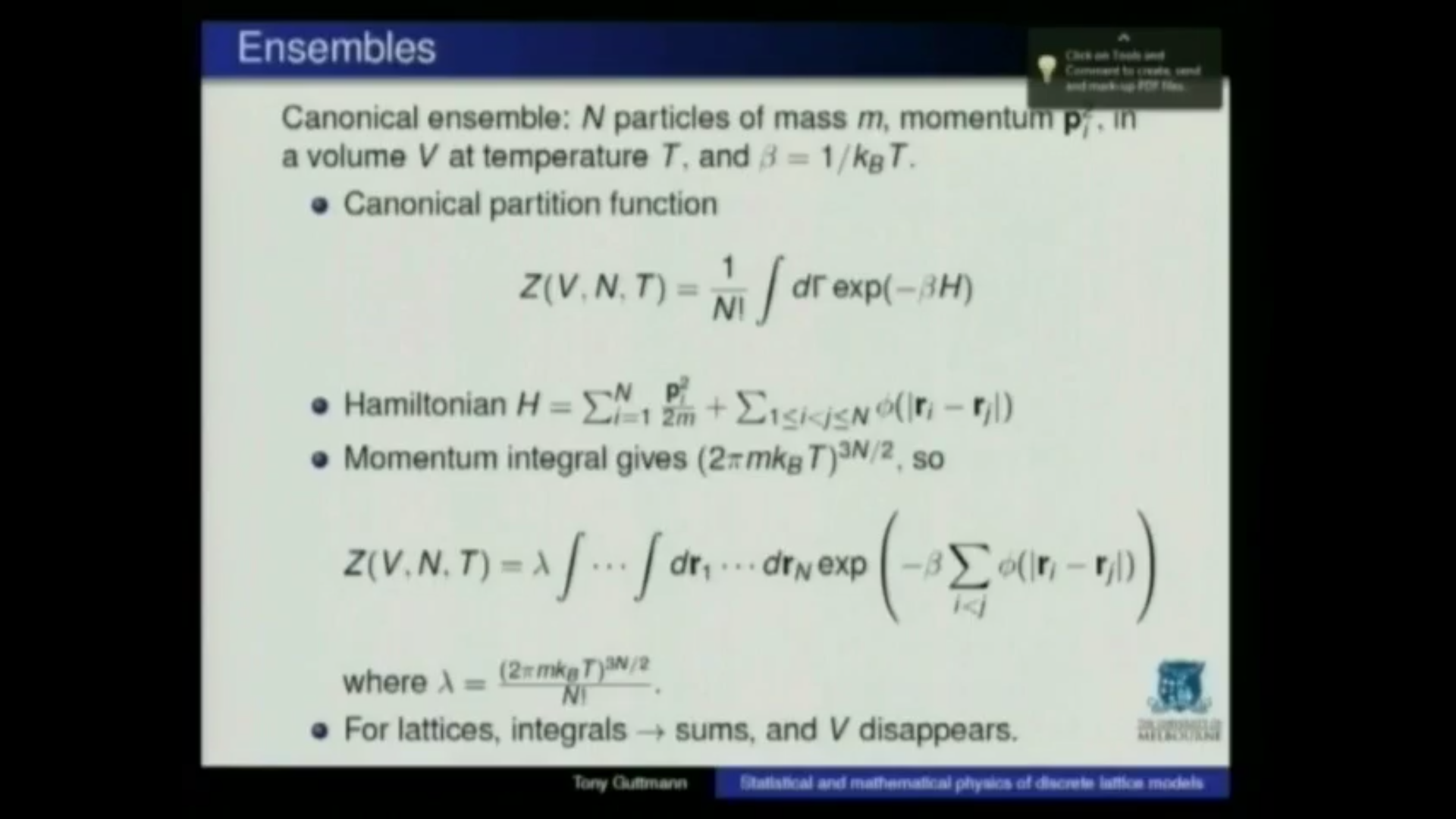 Tutorial: Statistical and mathematical physics of discrete lattice models Thumbnail