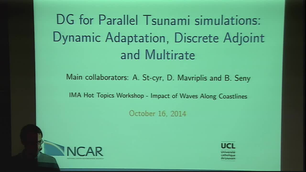 Discontinuous Galerkin Method with Parallel Dynamic Adaptation and Discrete Adjoint for Tsunami Simulations  Thumbnail