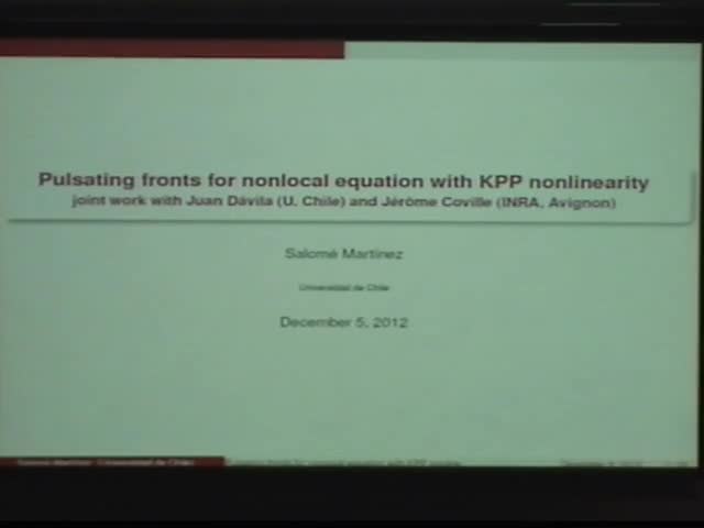 Pulsating Fronts for a Nonlocal Equation with KPP Nonlinearity Thumbnail