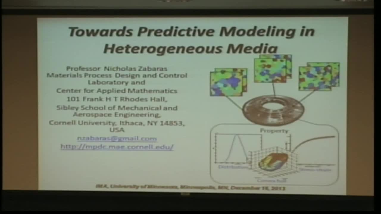 Towards Predictive Modeling in Heterogeneous Media Thumbnail