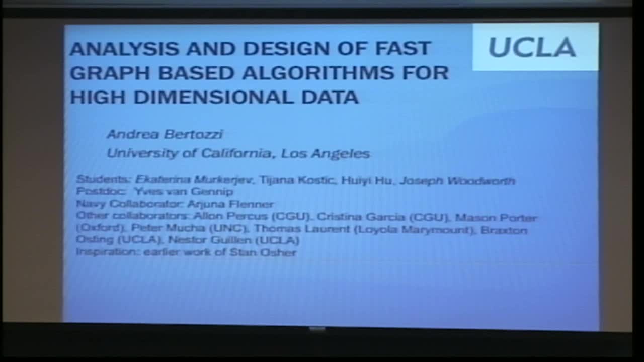 The Ginzburg - Landau Functional and Threshold Dynamics on Graphs for Large Data Analysis Thumbnail