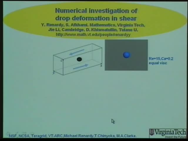 Numerical investigation of drop deformation in shear Thumbnail